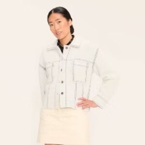Woolrich women’s shacket cream size XS
